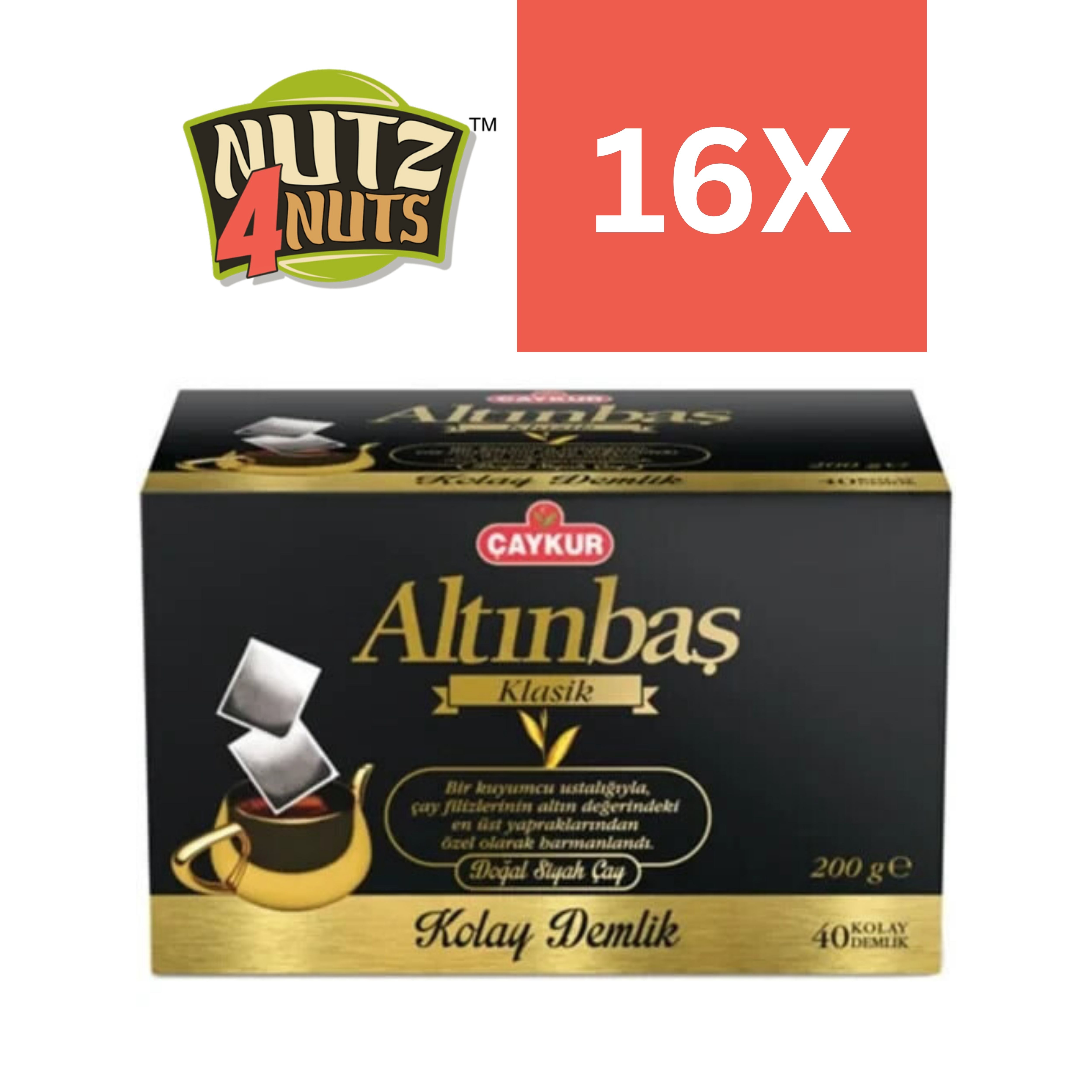Caykur Altinbas Turkish Black Tea 16X40 bags – Nutz4Nuts