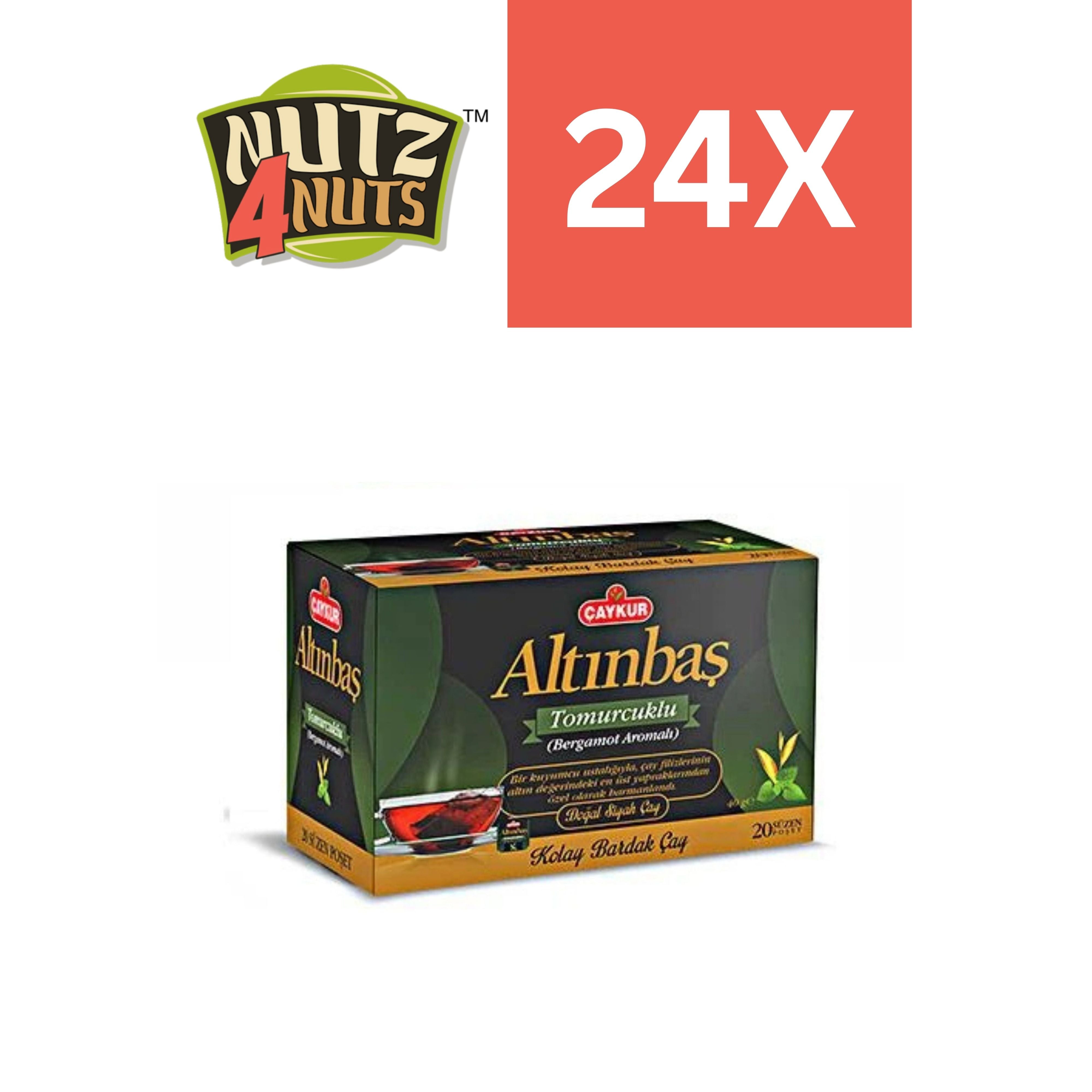 Caykur Altinbas Earl Grey (Black Tea) 24X20 Teabags – Nutz4Nuts