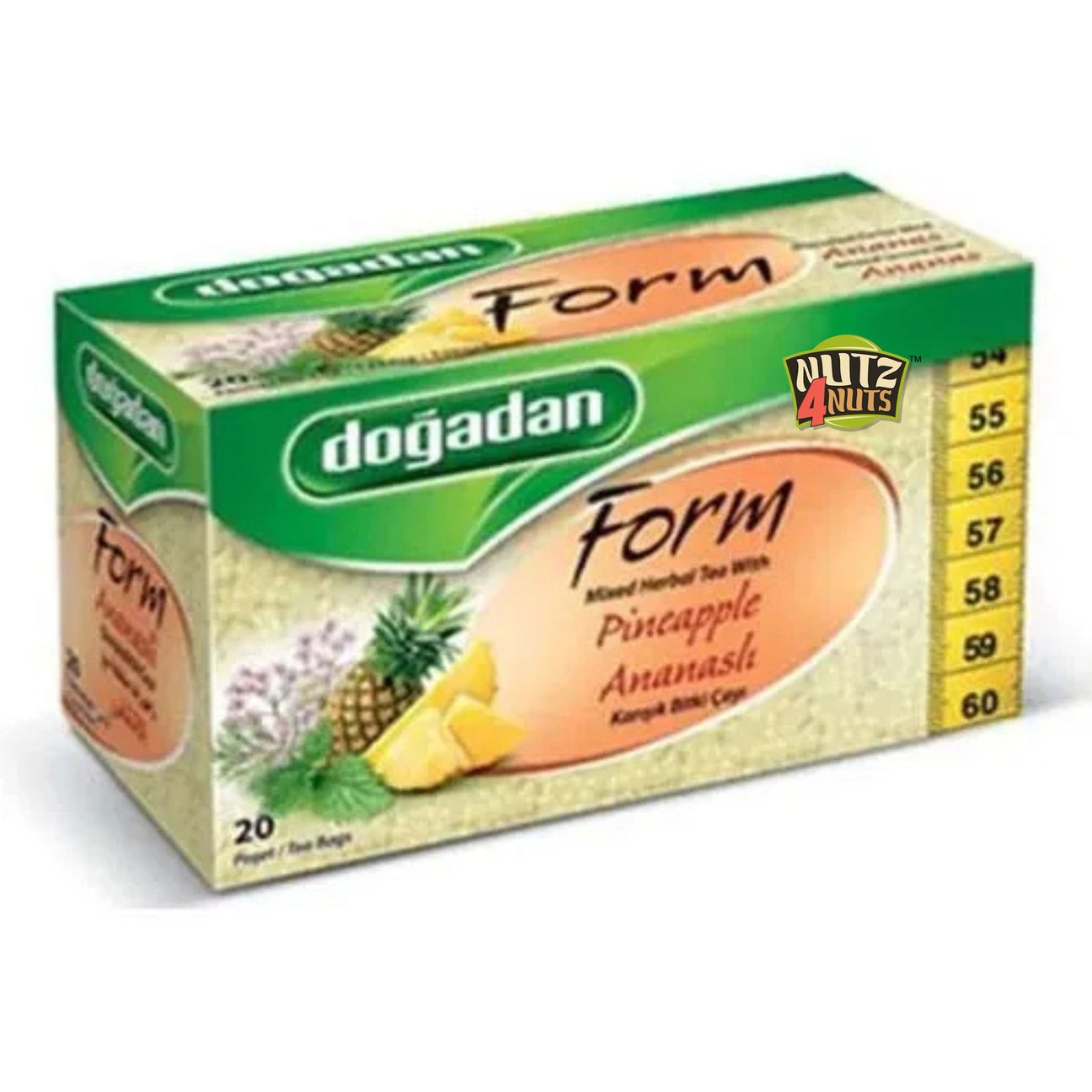 Form. Mix Dogadan Form Mixed Herbal Tea with Pineapple 20 Teabags – Nutz4Nuts
