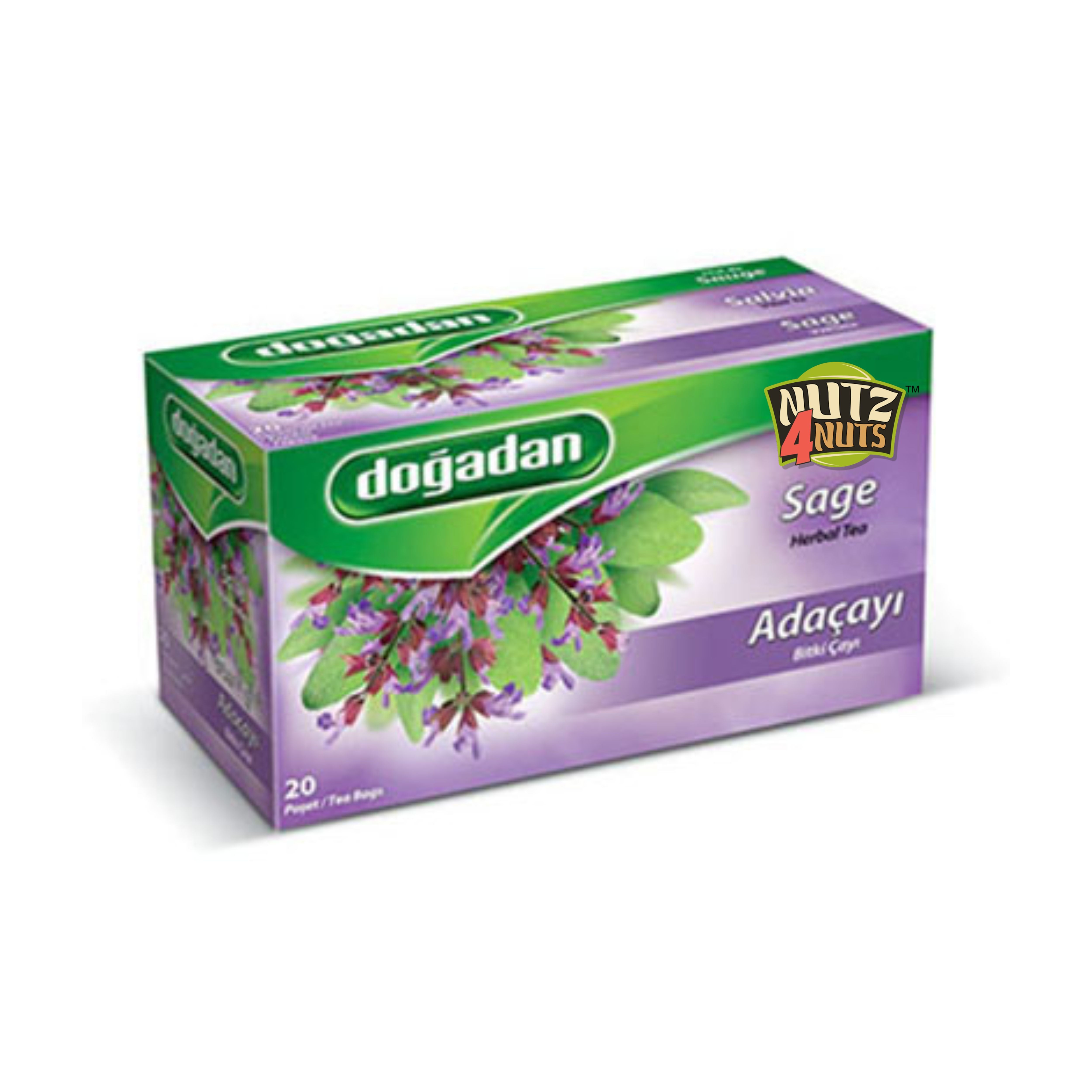 Dogadan Sage Herbal Tea 20 Teabags – Nutz4Nuts