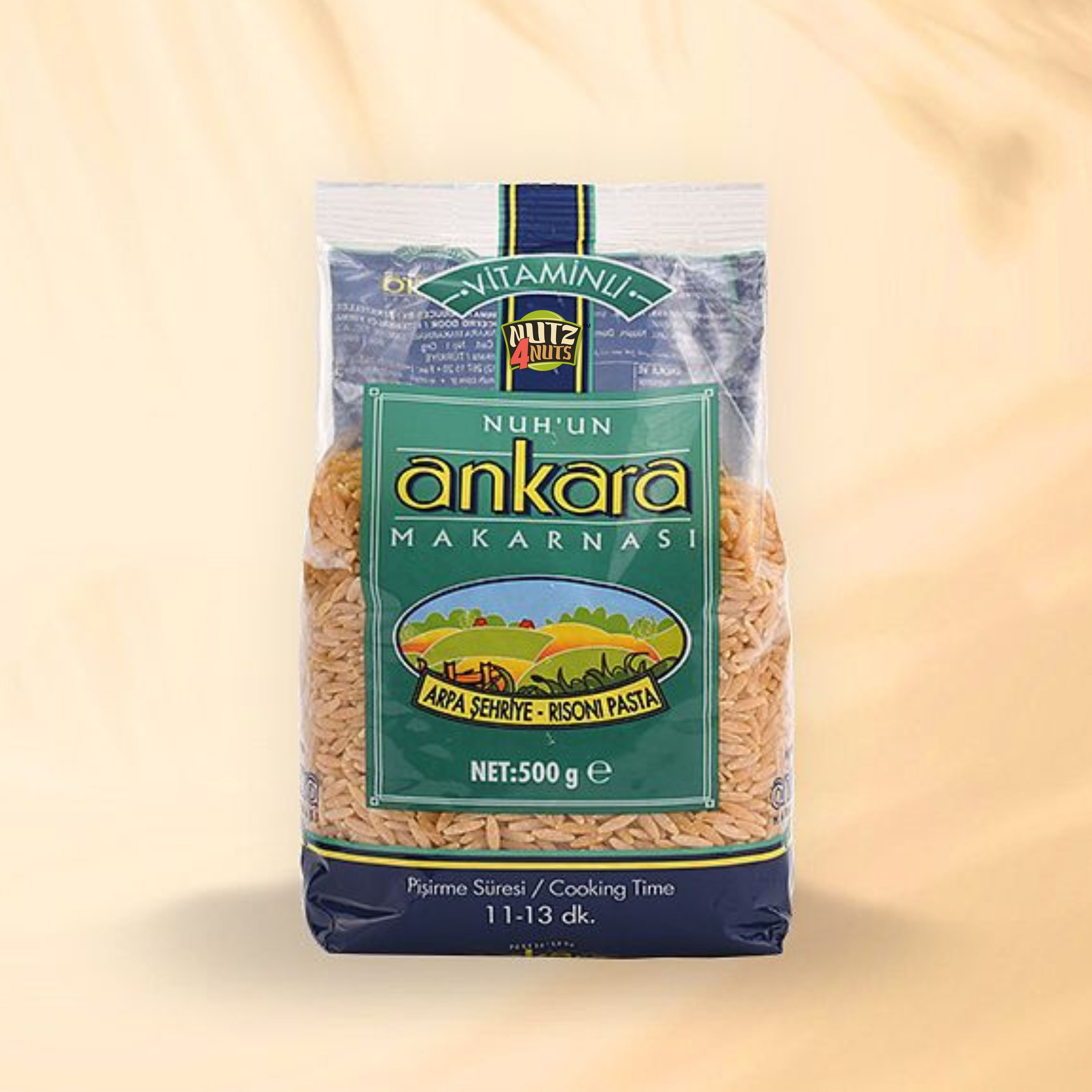 Nuh'un Ankara Makarnasi-With Vitamin-Risoni Pasta 500g – Nutz4Nuts