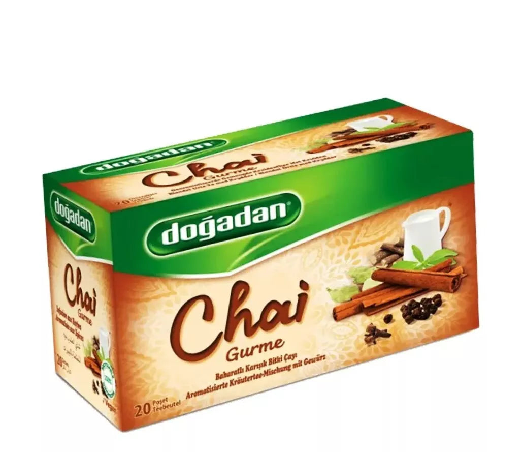 Dogadan Chai Gurme Flavored Herbal Infusion with Spices ( 20 Teabags ...